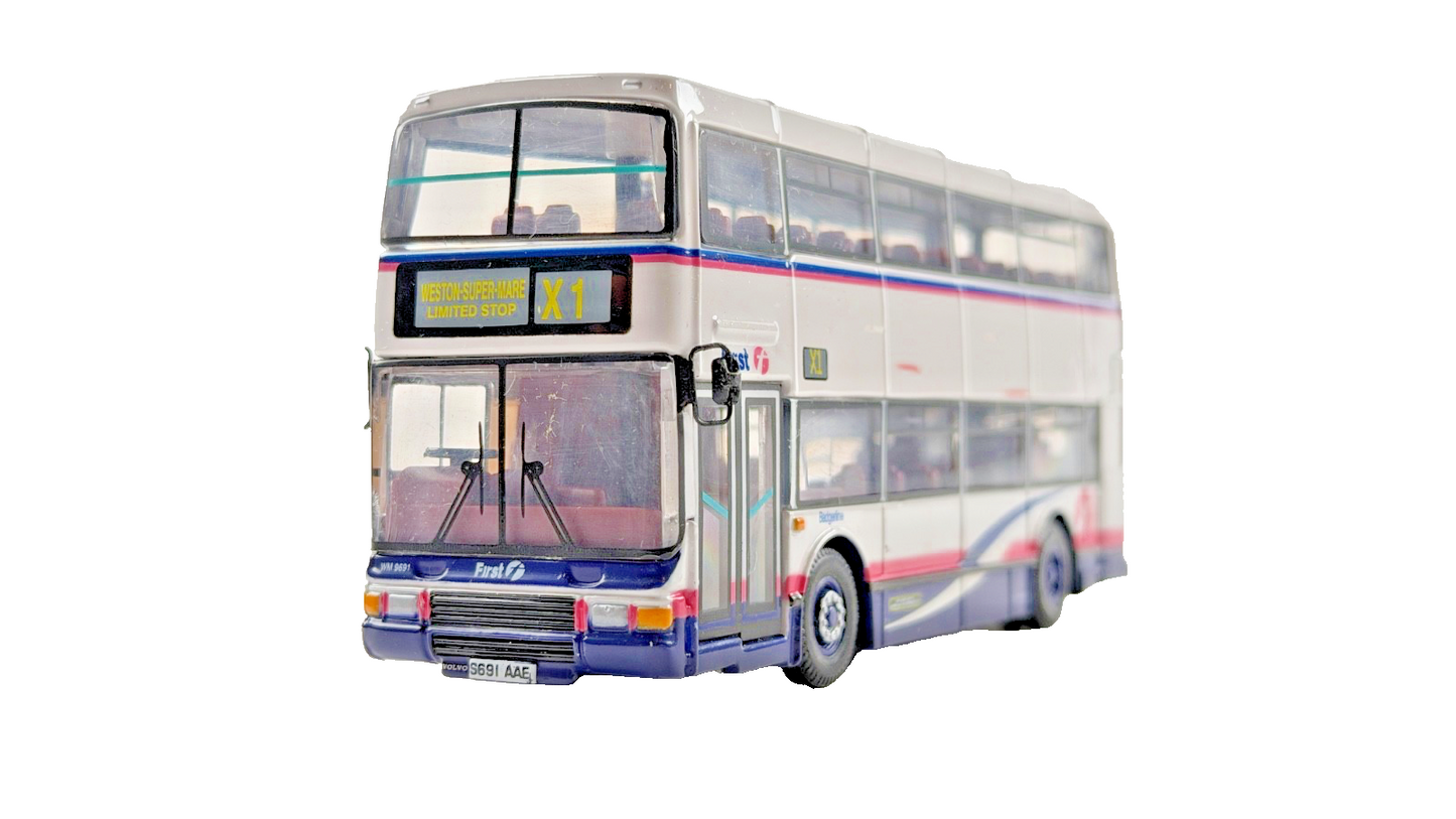 CORGI 1/76 SCALE - PALATINE II FIRST BUS BADGERLINE WESTON SUPER MARE UNBOXED #2