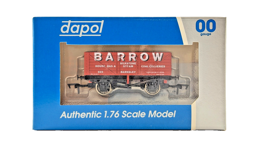 DAPOL 00 GAUGE - BARROW SILKSTONE COLLIERY BARNSLEY WAGON 623 (LIMITED EDITION)