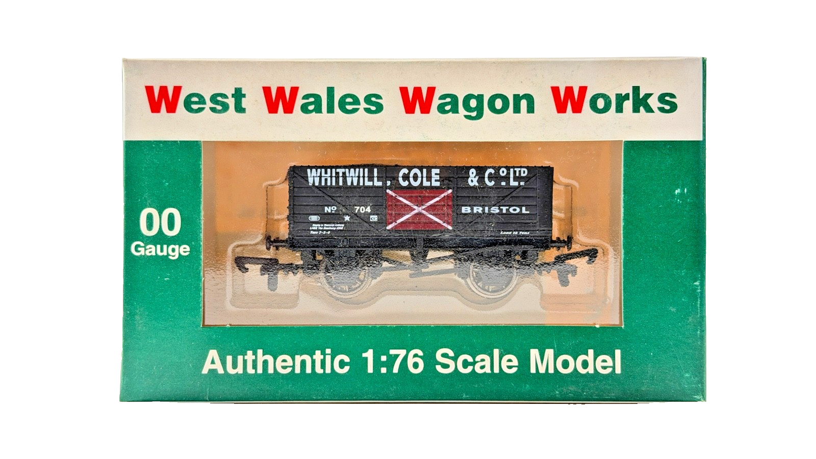 DAPOL 00 GAUGE - WHITWILL COLE & CO BRISTOL PLANK WAGON 704 (LIMITED EDITION)