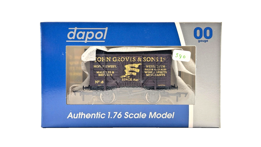 DAPOL 00 GAUGE - JOHN GROVES HOPE BREWERY WEYMOUTH VAN NO.18 (LIMITED EDITION)