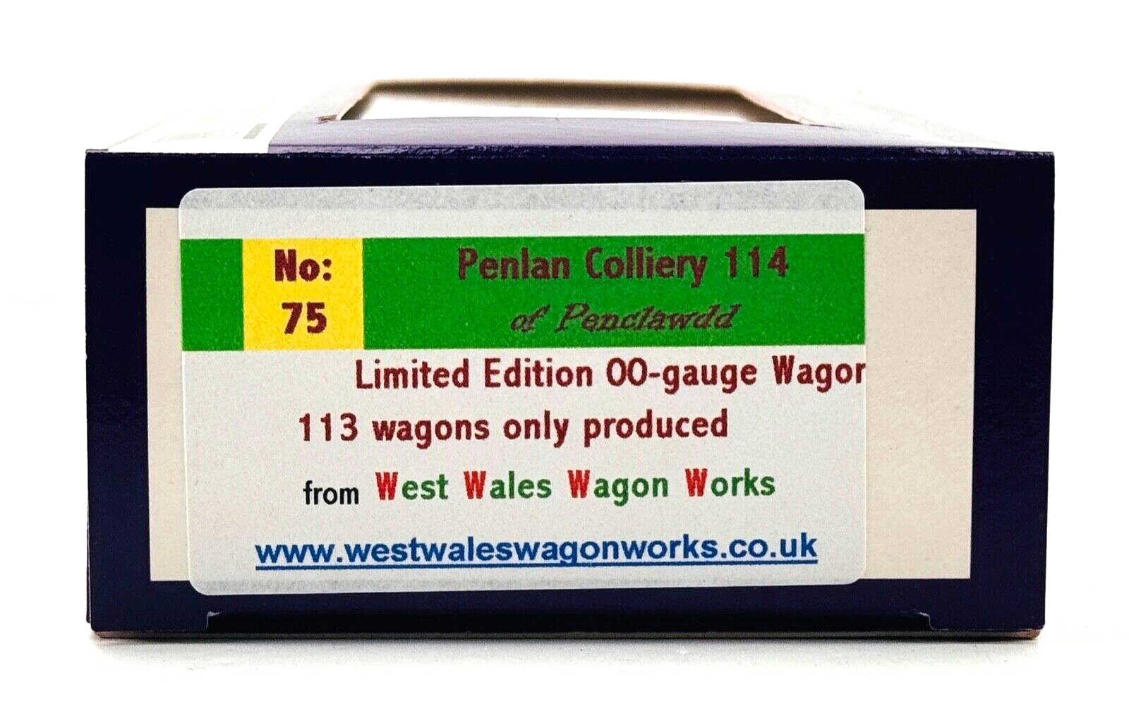 DAPOL 00 GAUGE - PENLAN COLLIERY PENCLAWDD WAGON 114 WEATHERED (LIMITED EDITION)