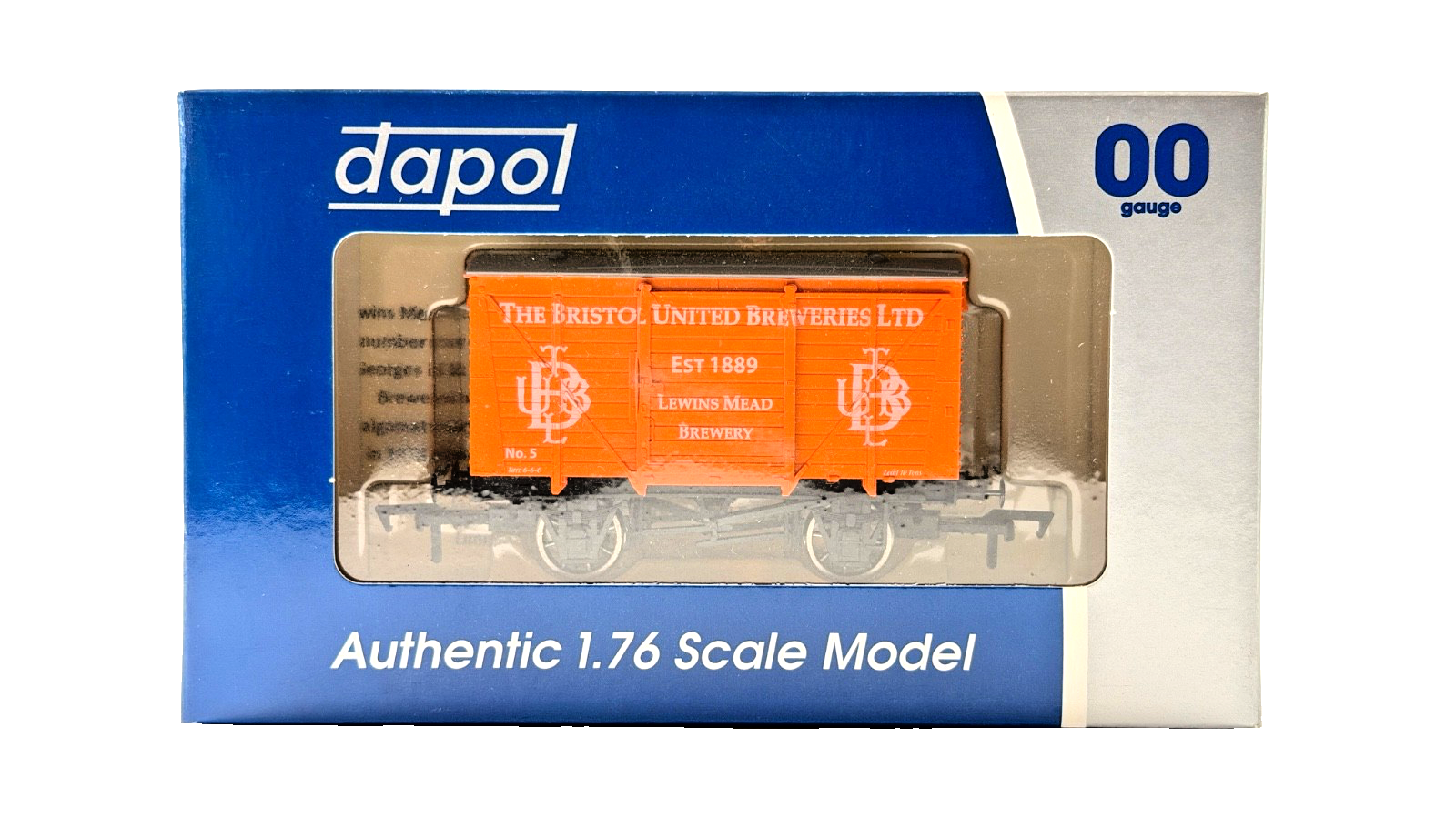 DAPOL 00 GAUGE - BRISTOL UNITED BREWERIES LEWINS MEAD VAN NO.5 (LIMITED EDITION)