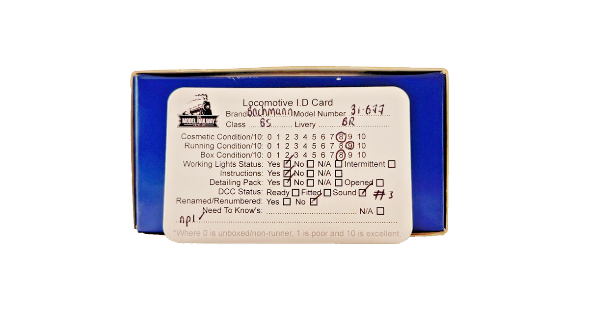 BACHMANN 00 GAUGE - 31-677 - TYPE AL5 CLASS 85 ELECTRIC E3056 BR BLUE DCC SOUND