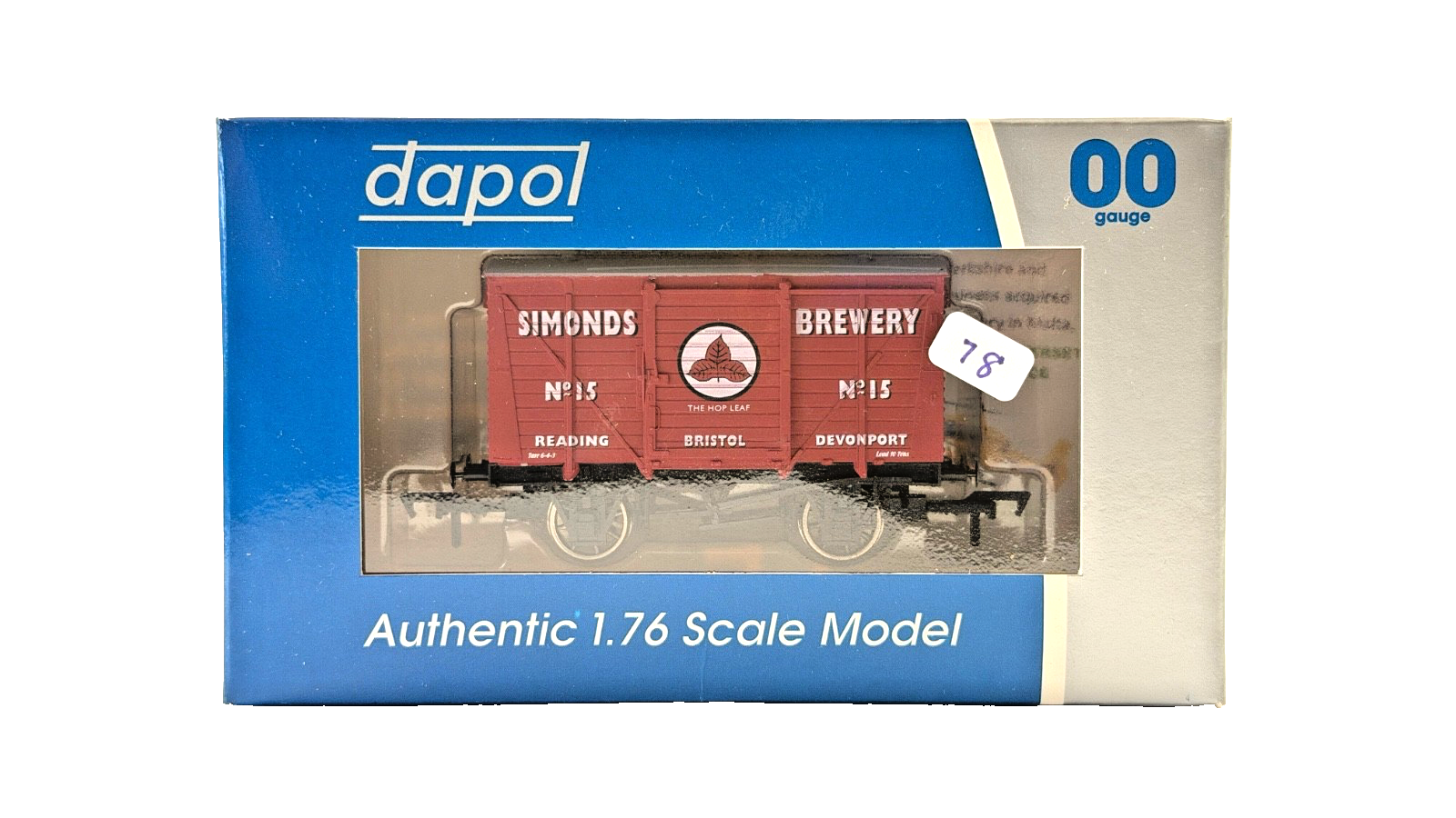 DAPOL 00 GAUGE - SIMONDS BREWERY READING BRISTOL DEVONPORT 15 (LIMITED EDITION)