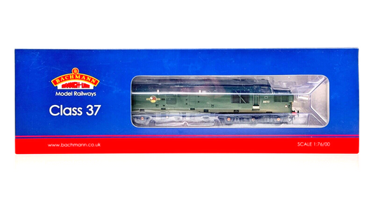 BACHMANN 00 GAUGE - 32-776K - CLASS 37 DIESEL D6717 BR GREEN WEATHERED BOXED