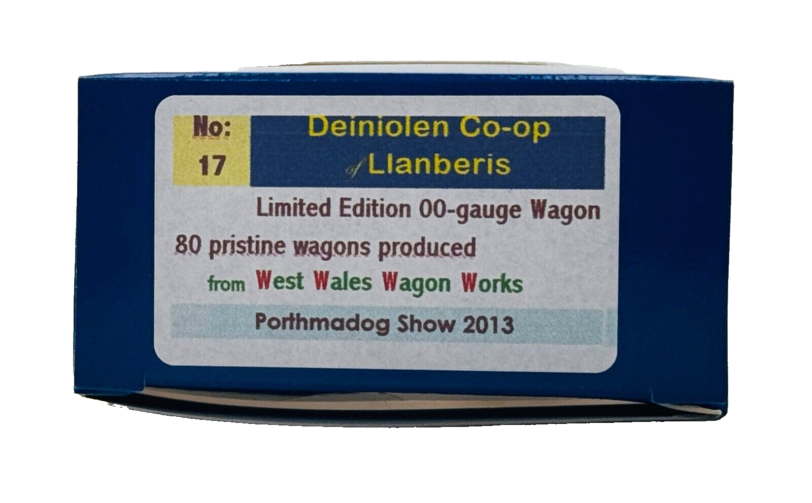 DAPOL 00 GAUGE - DEINIOLEN COOPERATIVE SOCIETY LLANBERIS NO.3 (LIMITED EDITION)