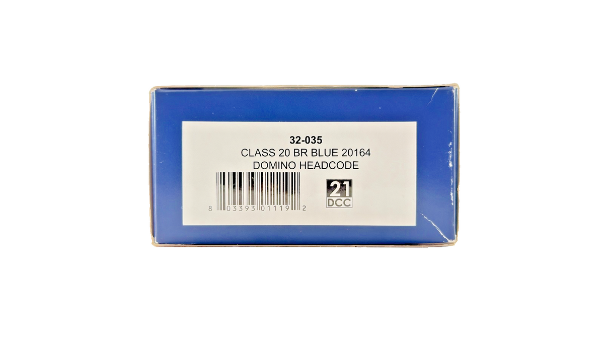 BACHMANN OO GAUGE - 32-035 - CLASS 20 DIESEL 20164 BR BLUE DOMINO HEADCODE BOXED