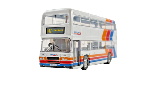 CORGI 1/76 SCALE - LEYLAND OLYMPIAN STAGECOACH BEDFORD DOUBLE DECKER UNBOXED #3