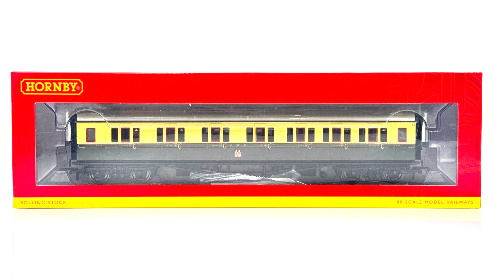 HORNBY 00 GAUGE - R4683 - GWR COLLETT CORRIDOR COMPOSITE (RH) COACH 6519 - BOXED