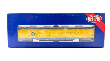 HELJAN OO GAUGE - 5003 - BLUE CIRCLE CEMENT BLUE & YELLOW CARGOWAGGON BOXED