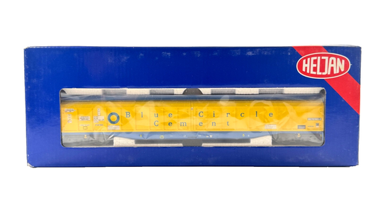 HELJAN OO GAUGE - 5003 - BLUE CIRCLE CEMENT BLUE & YELLOW CARGOWAGGON BOXED