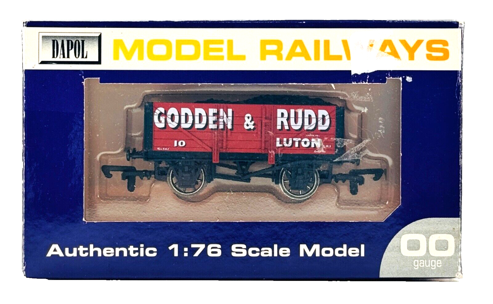 DAPOL 00 GAUGE - GODDEN & RUDD PLANK WAGON LUTON NO.10 (LIMITED EDITION)