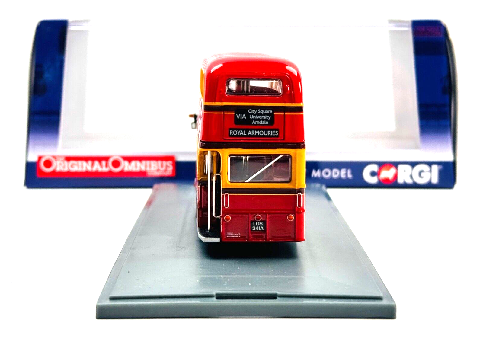 CORGI OOC 1/76 SCALE - OM46308B - ROUTEMASTER 'BLACK PRINCE' 63B ROYAL ARMOURIES