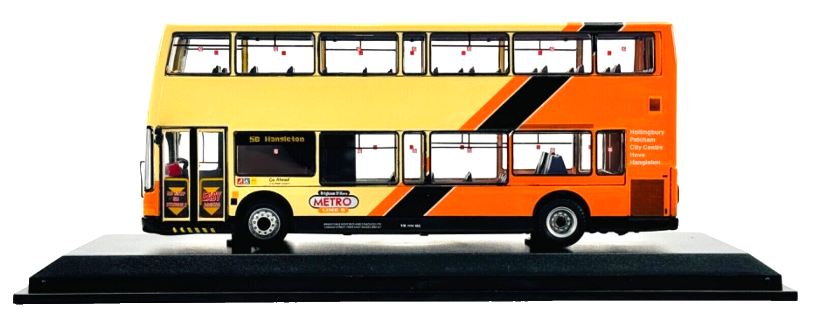 CMNL 1/76 SCALE - UKBUS2006 - DENNIS TRIDENT BRIGHTON & HOVE METRO LINE - BOXED