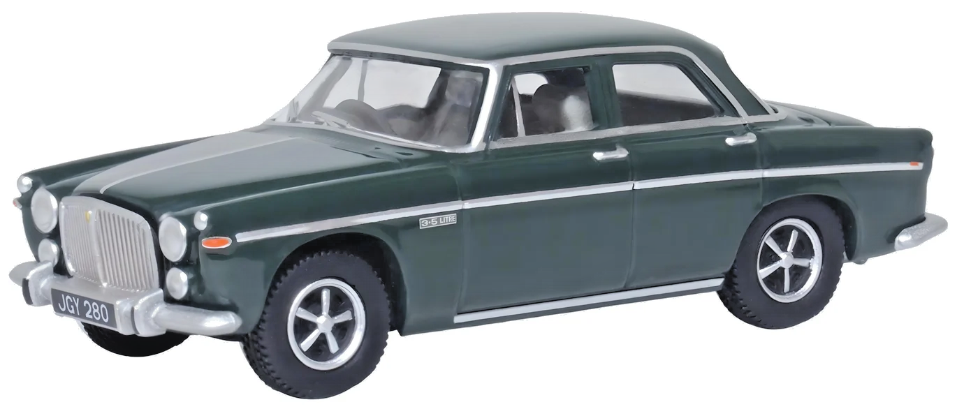OXFORD DIECAST 1/76 SCALE - 76RP5001 - ROVER P5B ARDEN GREEN HRH THE QUEEN - NEW
