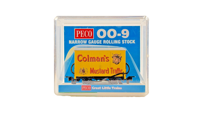 PECO OO9 SCALE - GR-900 - BOX VAN COLMANS MUSTARD TRAFFIC - BOXED