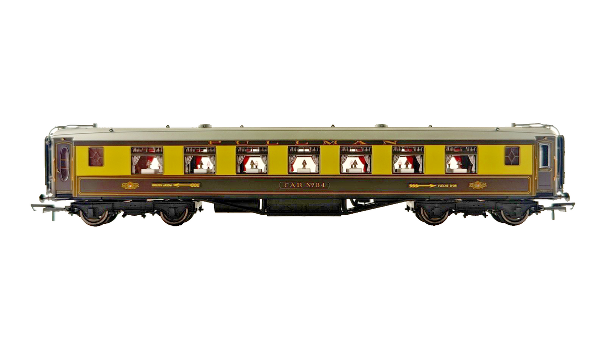 HORNBY OO GAUGE - R3400 - GOLDEN ARROW LAST STEAM RUN LIMITED EDITION TRAIN PACK