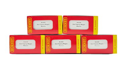 HORNBY OO GAUGE - R6529 - END TIPPING WAGON MANTON WIGAN COAL & IRON X 5 BOXED