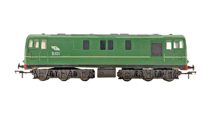 SILVER FOX MODELS OO GAUGE - IRISH CIE GREEN 101 CLASS B SULZER B101 - BOXED