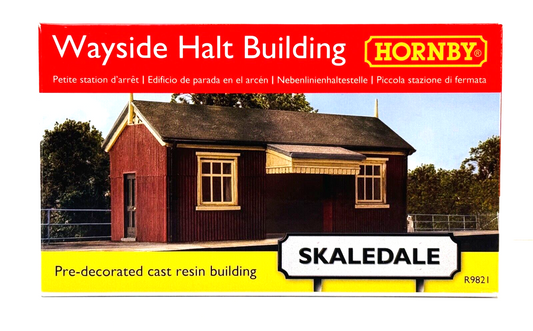 HORNBY 00 GAUGE SKALEDALE - R9821 - WAYSIDE HALT BUILDING - NEW BOXED