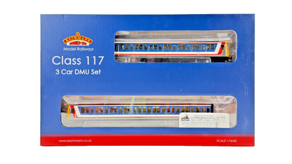 BACHMANN OO GAUGE - 35-502 - CLASS 117 3 CAR DMU BR NETWORK SOUTHEAST NSE LIVERY
