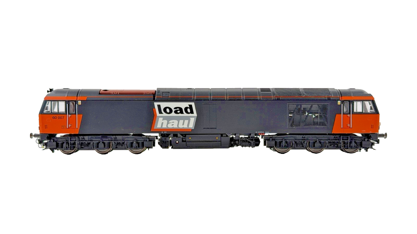 HORNBY OO GAUGE - R2489 - CLASS 60 DIESEL 60007 LOADHAUL ORANGE BLACK DCC FITTED