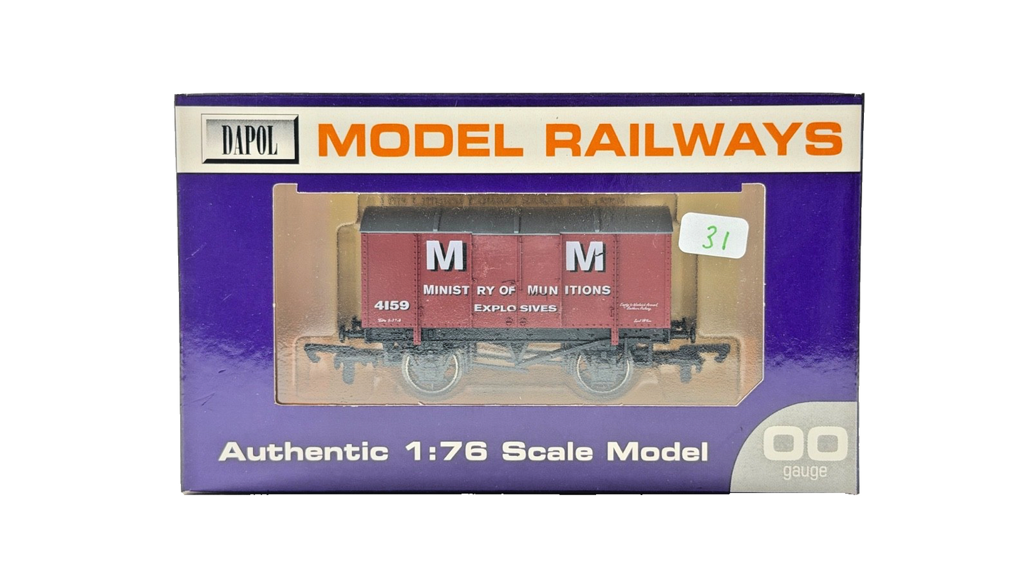 DAPOL 00 GAUGE - MINISTRY OF MUNITIONS EXPLOSIVES GUNPOWDER (LIMITED EDITION)