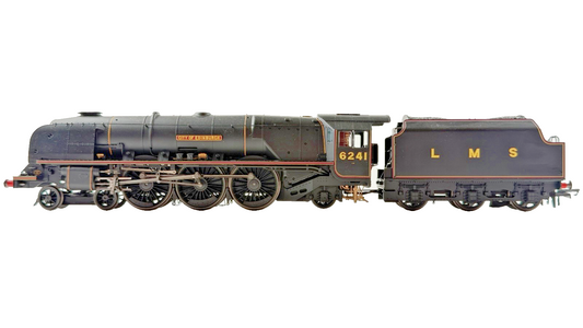 HORNBY OO GAUGE - R3681 - LMS BLACK PRINCESS CORONATION CITY OF EDINBURGH 6241
