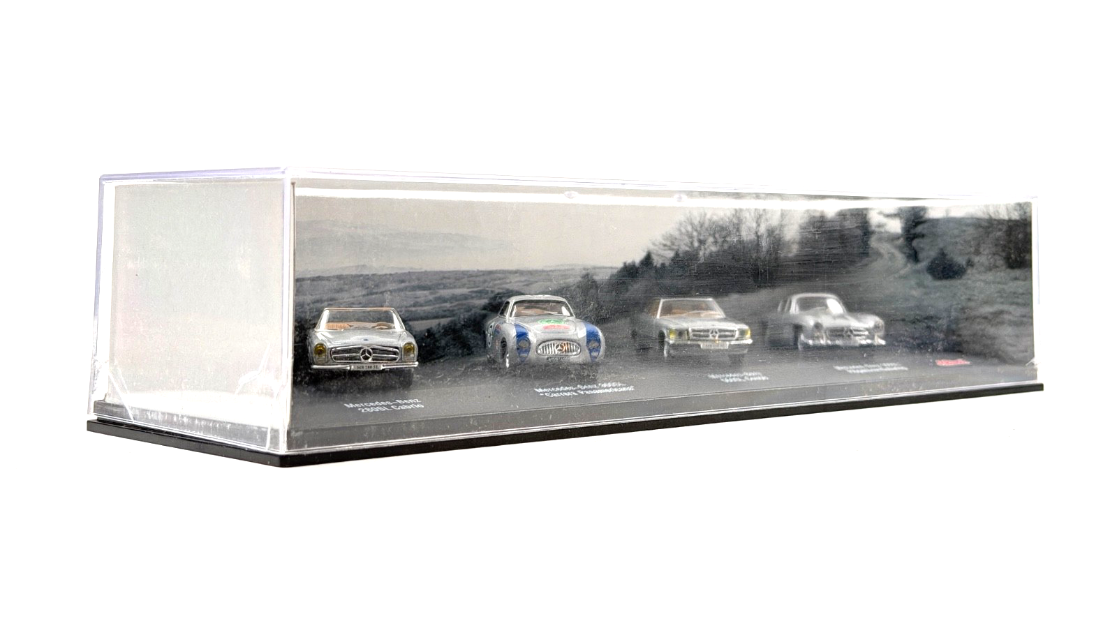 SCHUCO JUNIOR LINE 1/72 SCALE MERCEDES BENZ SILVER FOUR CAR GIFT SET BOXED