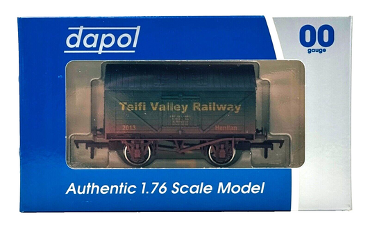 DAPOL 00 GAUGE - TEIFI VALLEY LIME WAGON 2013 WEATHERED (LIMITED EDITION)