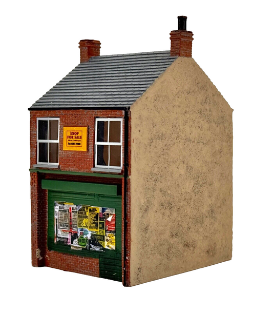 HORNBY 00 GAUGE SKALEDALE - R9714 - SHOP FOR SALE EMPTY SHOPFRONT - UNBOXED