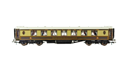 HORNBY OO GAUGE - RAKE OF 3 PULLMAN PASSENGER COACHES UNBOXED (WITH LIGHTS)