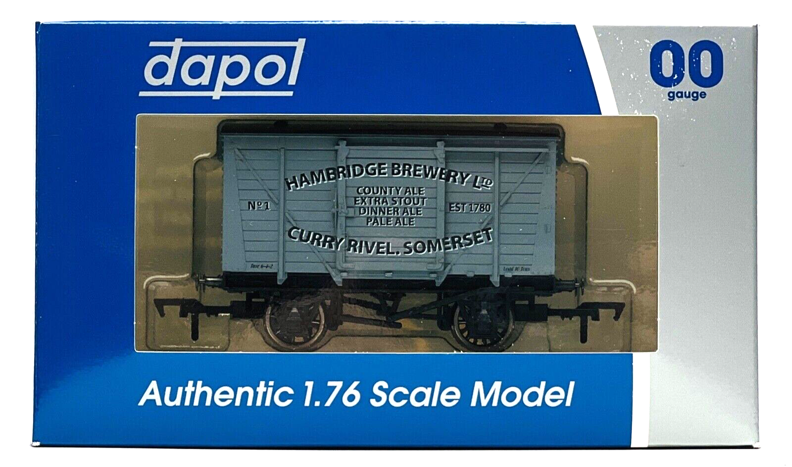 DAPOL 00 GAUGE - 'HAMBRIDGE BREWERY OF CURRY RIVEL' VENT (BURNHAM DMRC LTD ED)