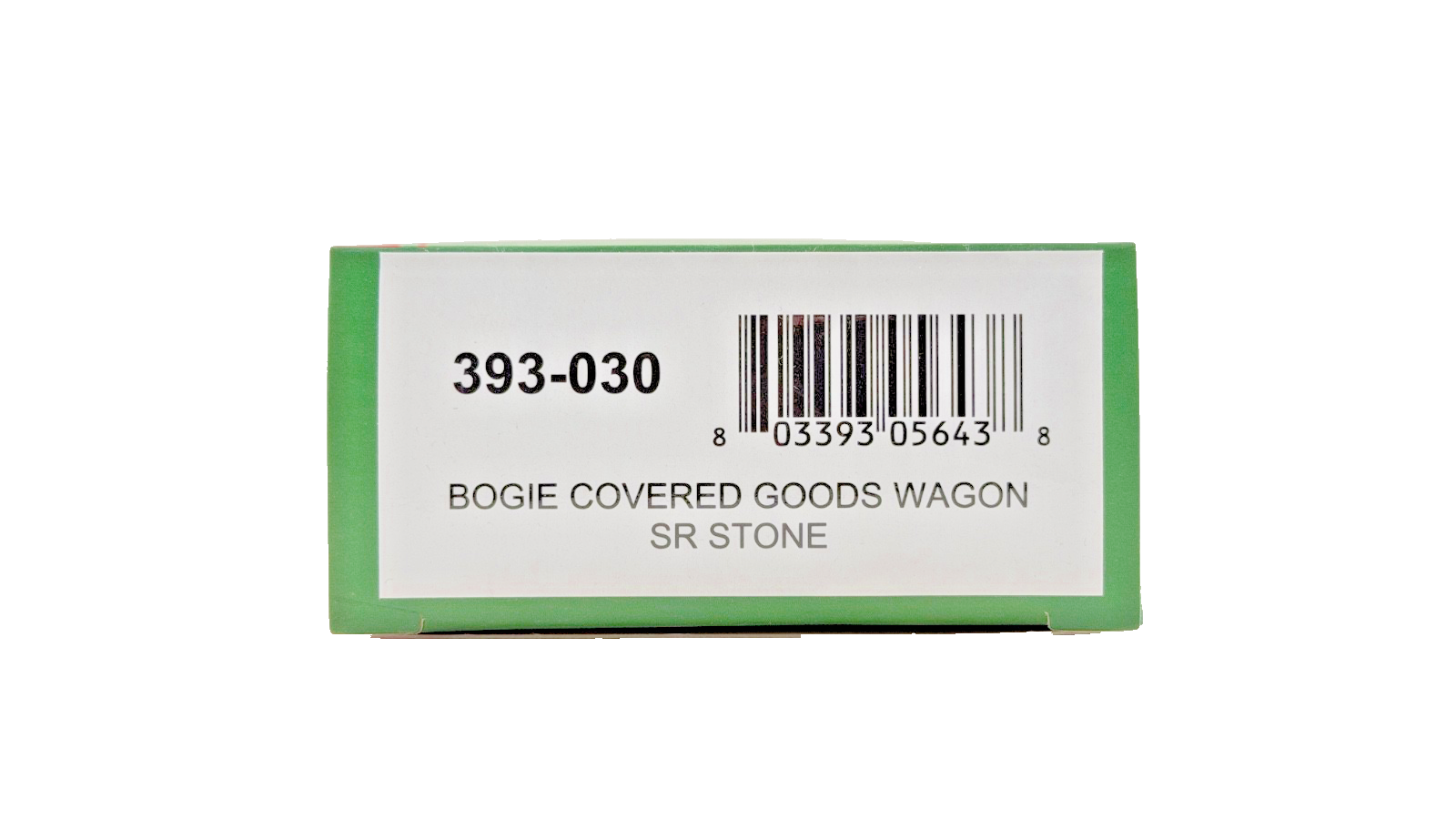 BACHMANN OO9 SCALE - 393-030 - BOGIE COVERED GOODS WAGON SR STONE