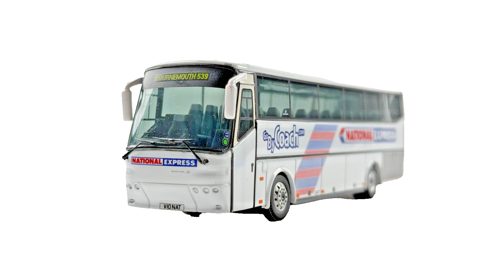 CORGI 1/76 SCALE - BOVA FUTURA NATIONAL EXPRESS "GO BY COACH.COM" UNBOXED