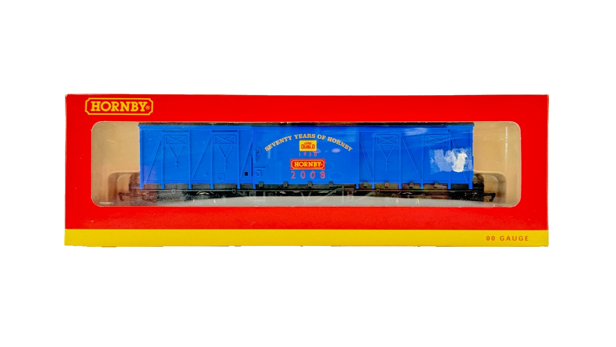 HORNBY OO GAUGE - R6414 - SEVENTY YEARS OF HORNBY & HORNBY DUBLO 2008 WAGON