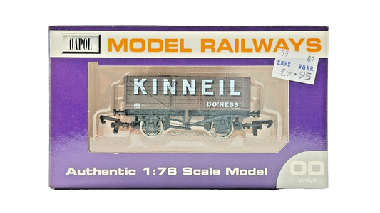 DAPOL 00 GAUGE - KINNEIL COLLIERY BO'NESS PLANK WAGON NO.189 (LIMITED EDITION)