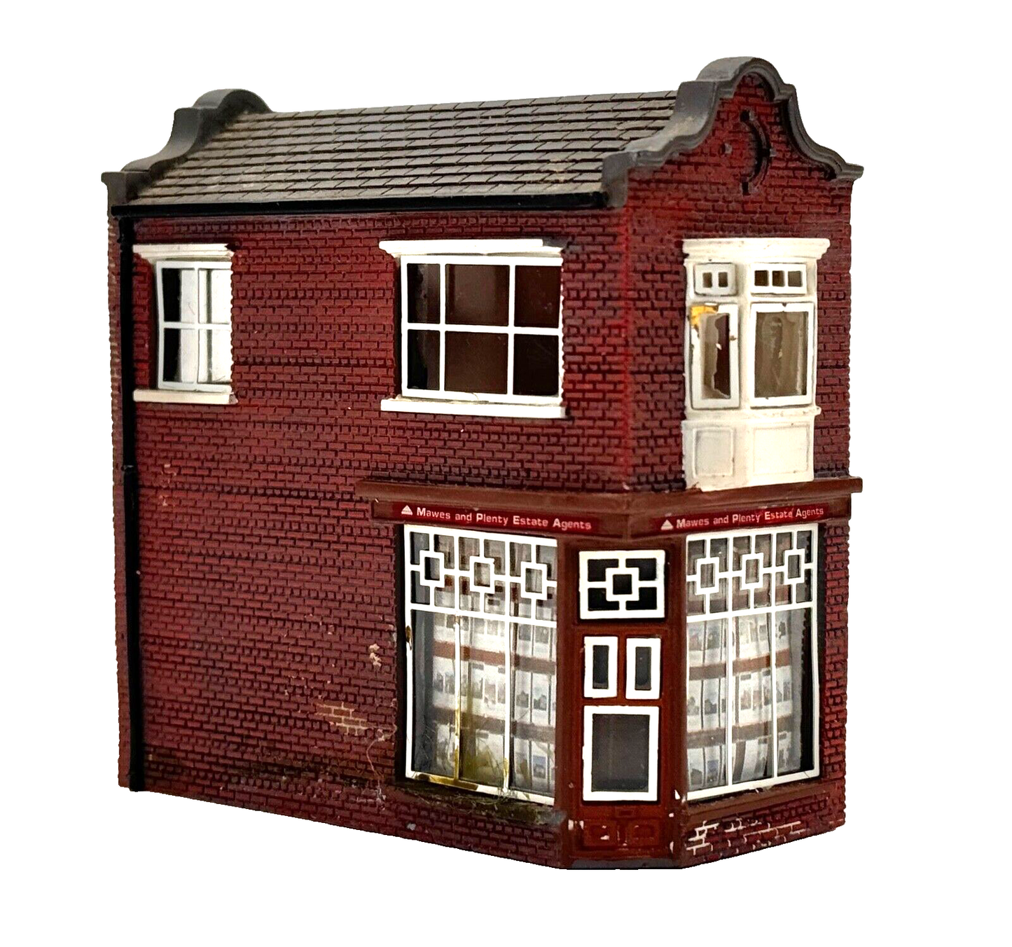 HORNBY 00 GAUGE SKALEDALE - R8968 - MAWES & PLENTY ESTATE AGENT SHOP - UNBOXED