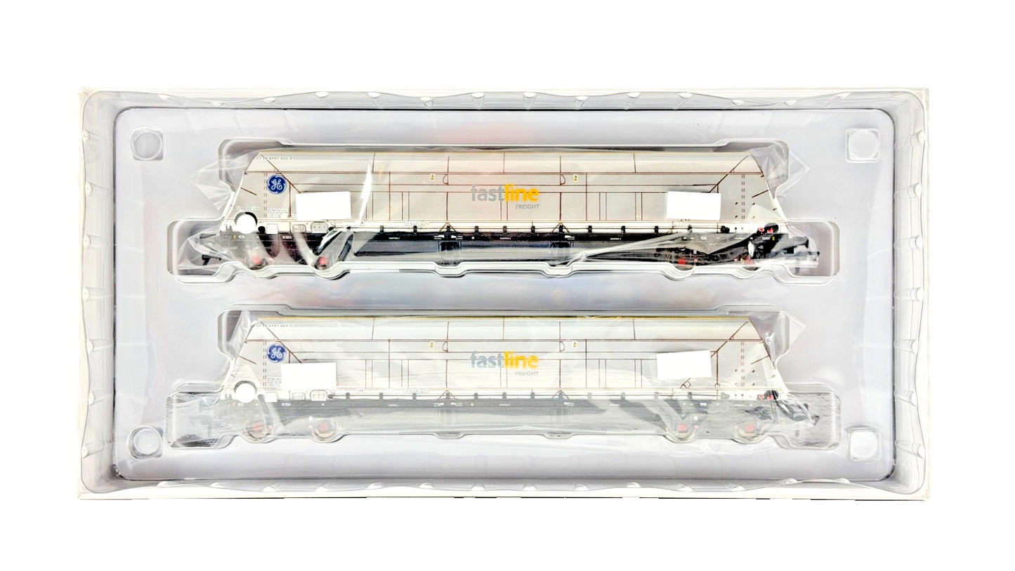 ACCURASCALE OO GAUGE - ACC2602FF3 - HYA BOGIE HOPPER WAGON FASTLINE FREIGHT TWIN