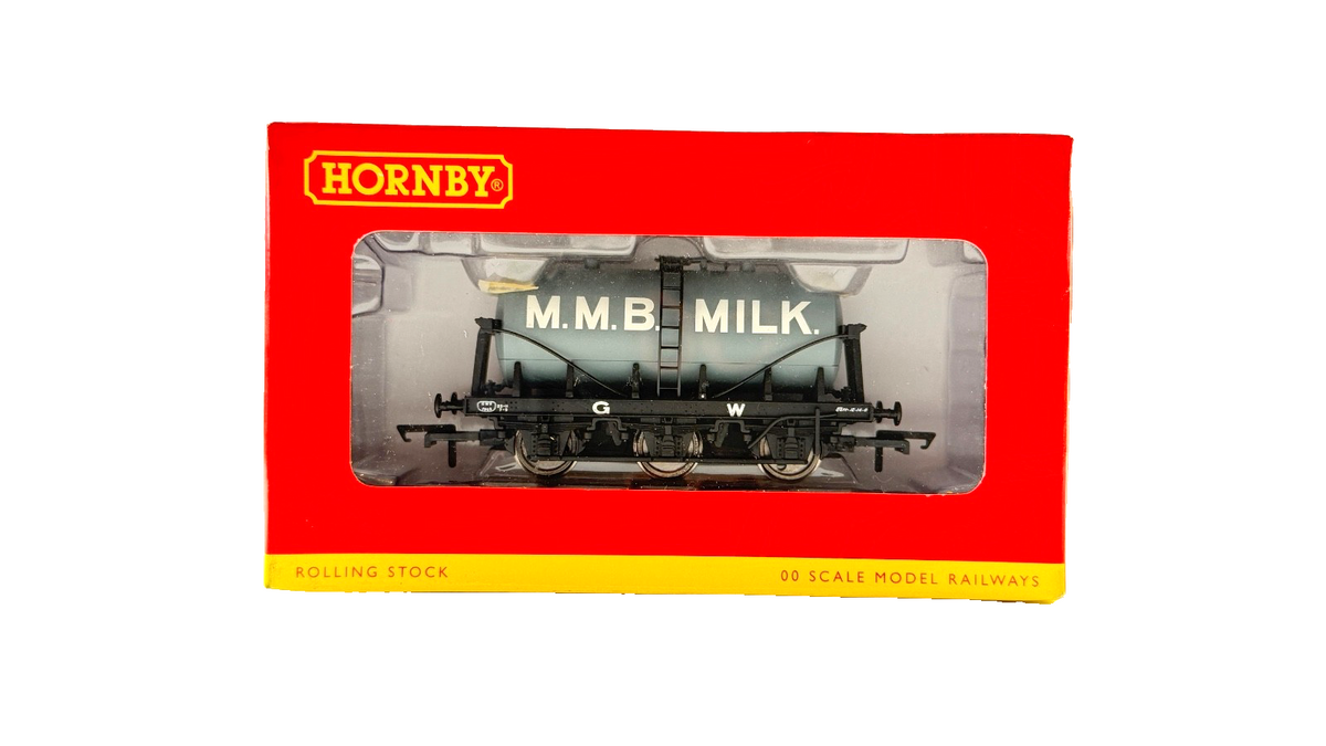 HORNBY OO GAUGE - R6406 - 6 WHEEL MILK TANK MILK MARKETING BOARD 6377 BOXED