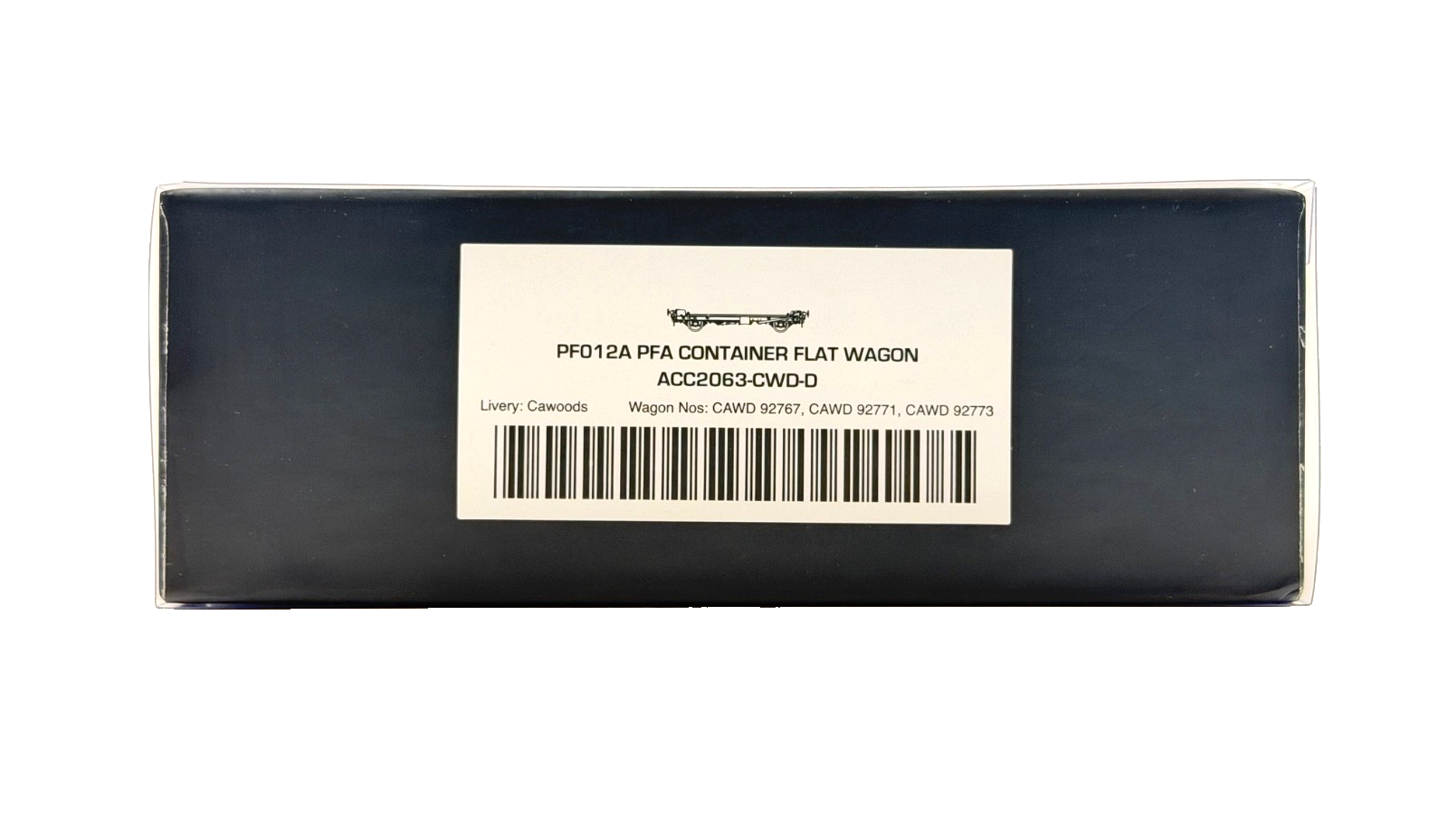 ACCURASCALE OO GAUGE - ACC2063-CWD-D - PFA CONTAINER FLAT WAGONS CAWOODS