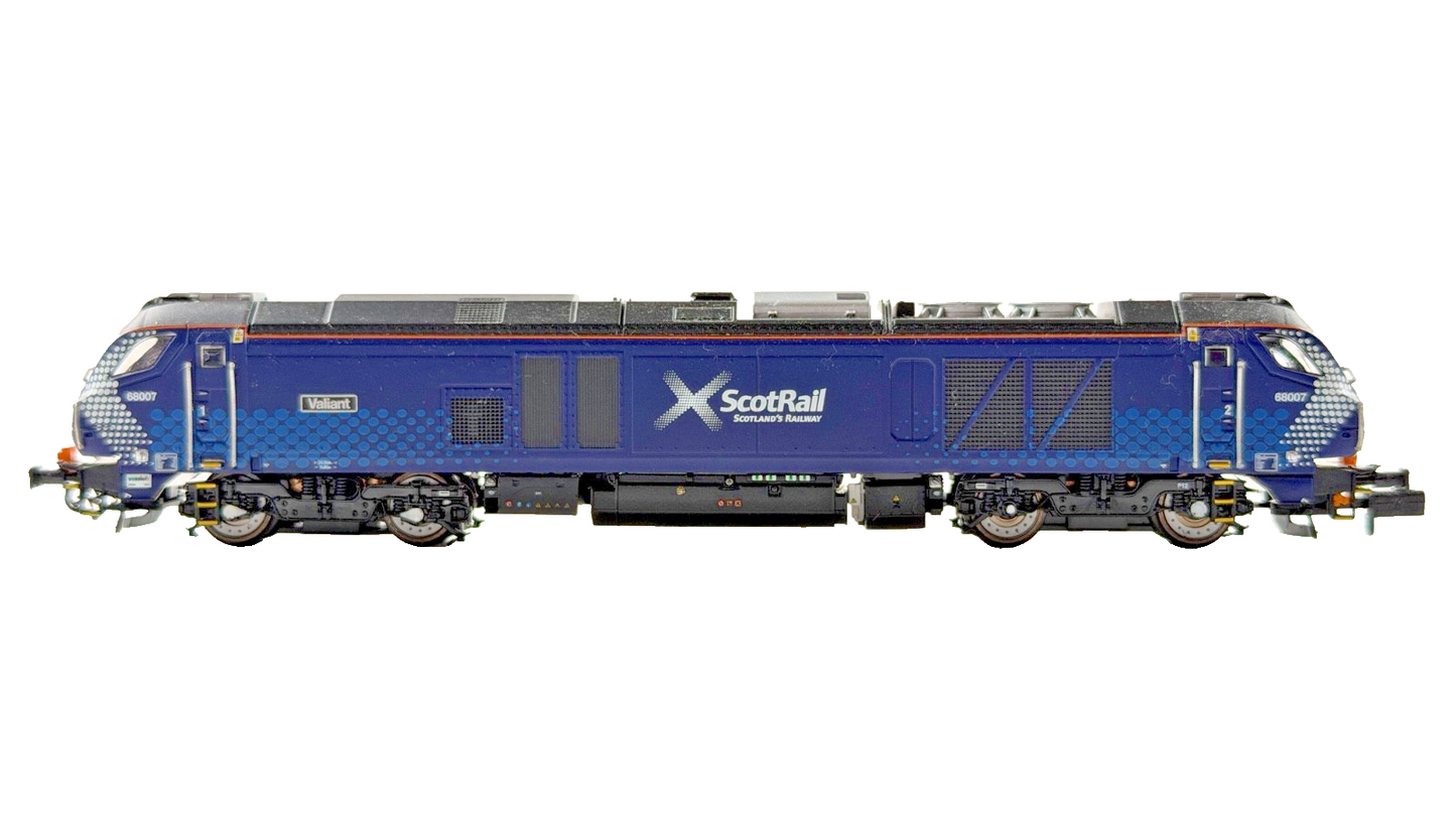 DAPOL N GAUGE - 2D-022-006 - CLASS 68 DIESEL 68007 SCOTRAIL VALIANT BOXED