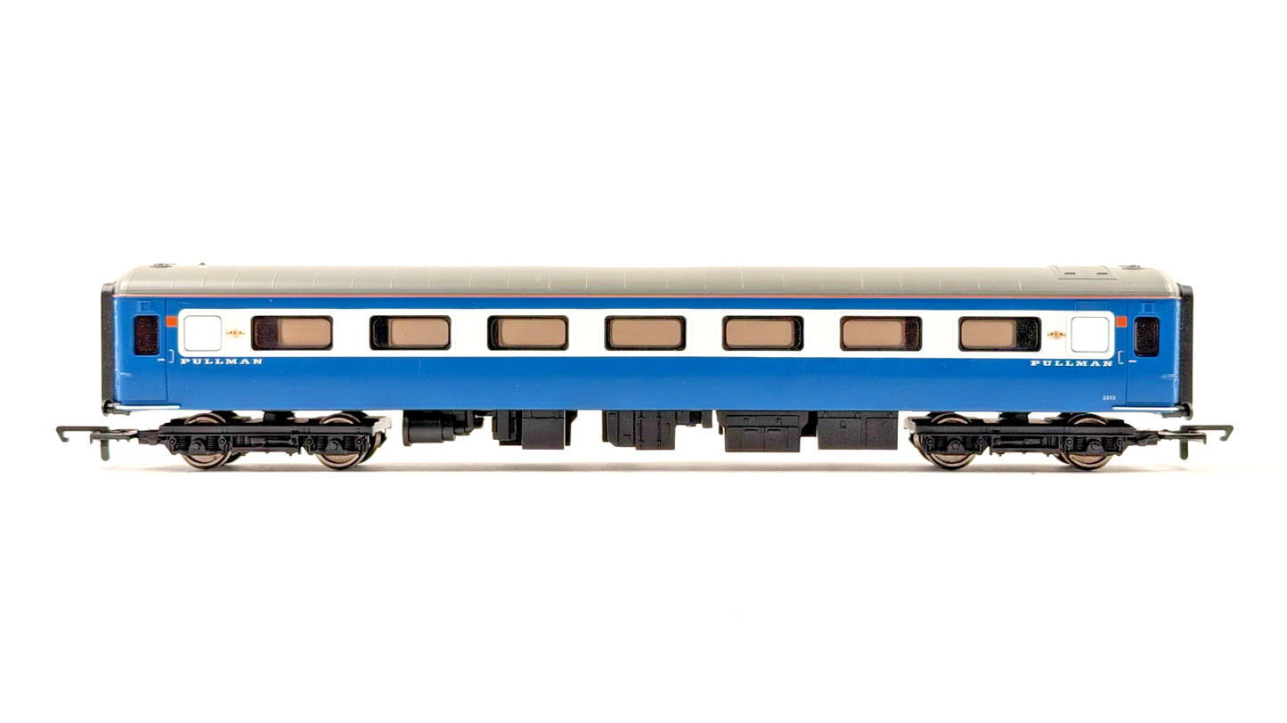 HORNBY 00 GAUGE - RAKE OF 3 BLUE PULLMAN MK2 PASSENGER COACHES UNBOXED