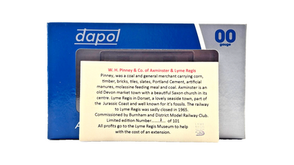 DAPOL 00 GAUGE - W.H. PINNEY & CO AXMINSTER LYME REGIS (LIMITED EDITION 001/101)