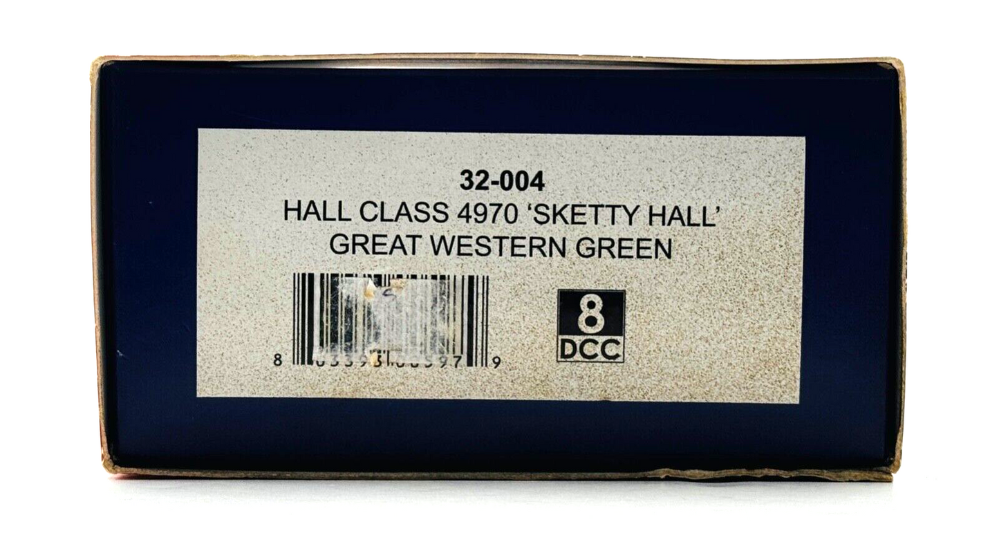 BACHMANN 00 GAUGE - 32-004 - HALL CLASS 4970 'SKETTY HALL' GREAT WESTERN GREEN