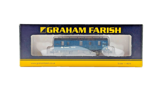 GRAHAM FARISH N GAUGE - 374-642 - MK1 CCT BR BLUE EXPRESS PARCELS (WEATHERED)