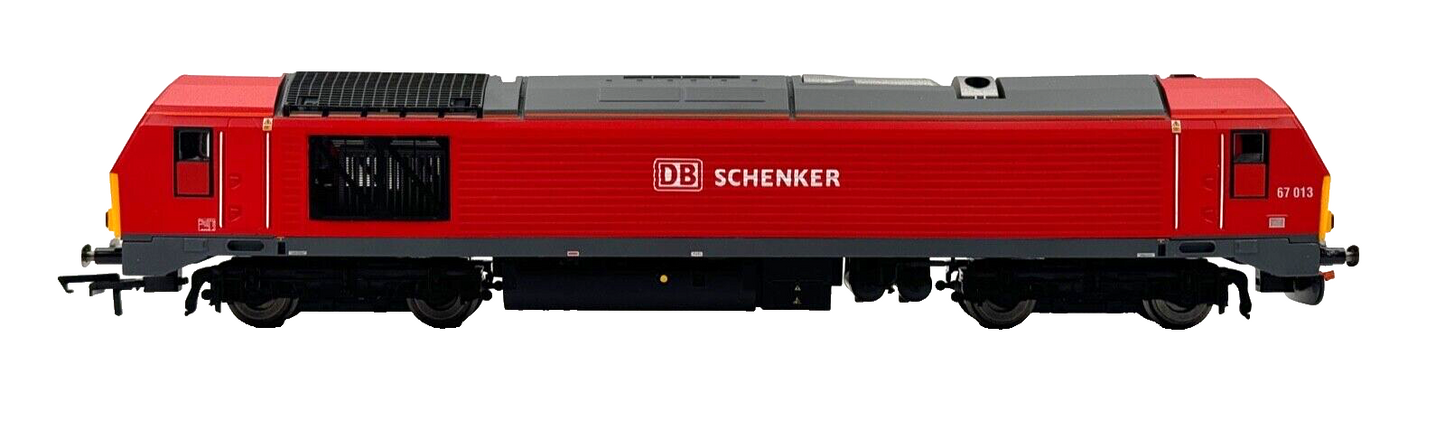 HORNBY 00 GAUGE - R3574 - CLASS 67 DIESEL 67013 DB SCHENKER RED - BOXED