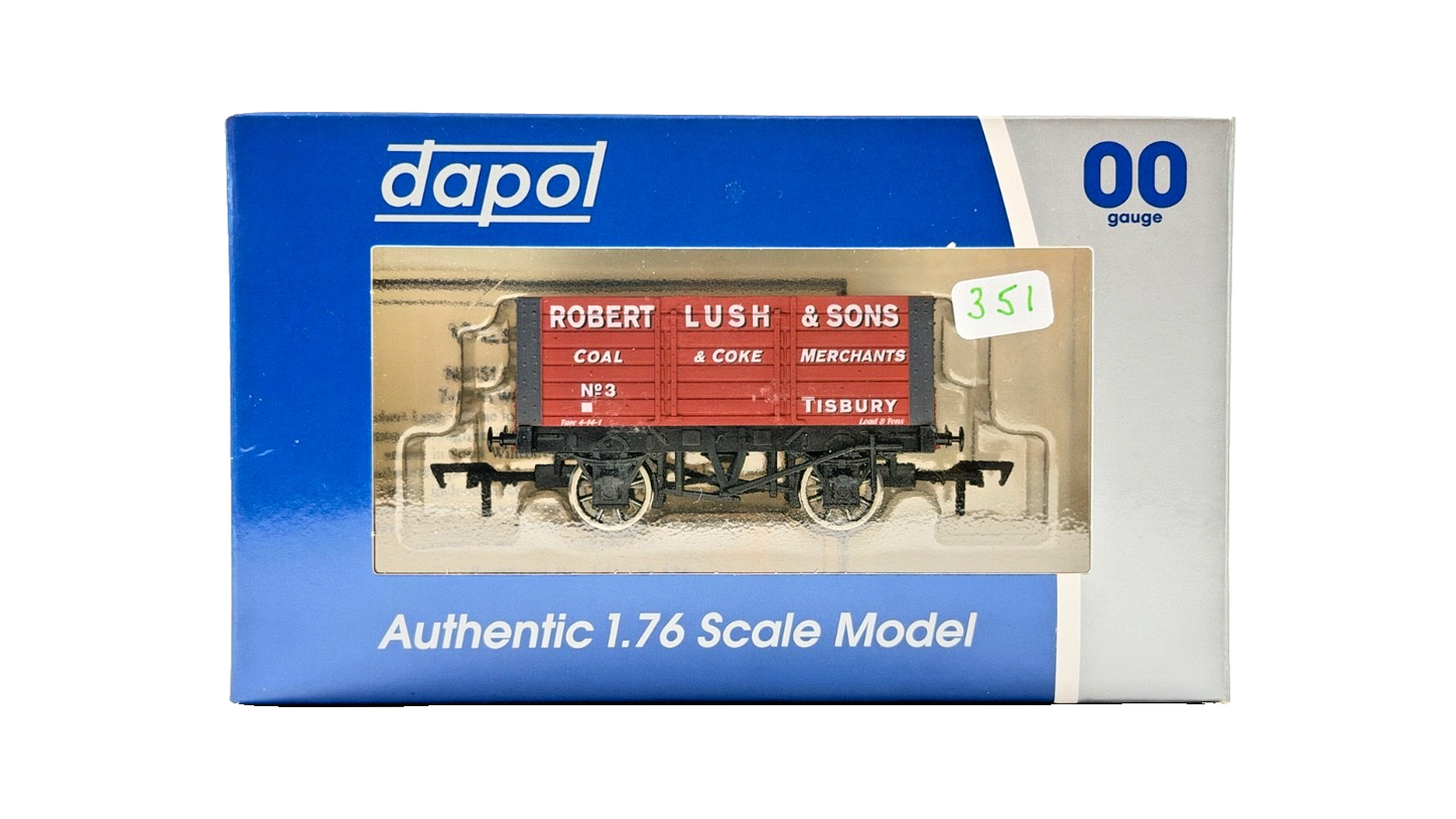 DAPOL 00 GAUGE - ROBERT LUSH COAL & COKE MERCHANTS TISBURY 3 (LIMITED EDITION)