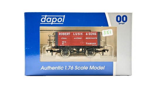 DAPOL 00 GAUGE - ROBERT LUSH COAL & COKE MERCHANTS TISBURY 3 (LIMITED EDITION)