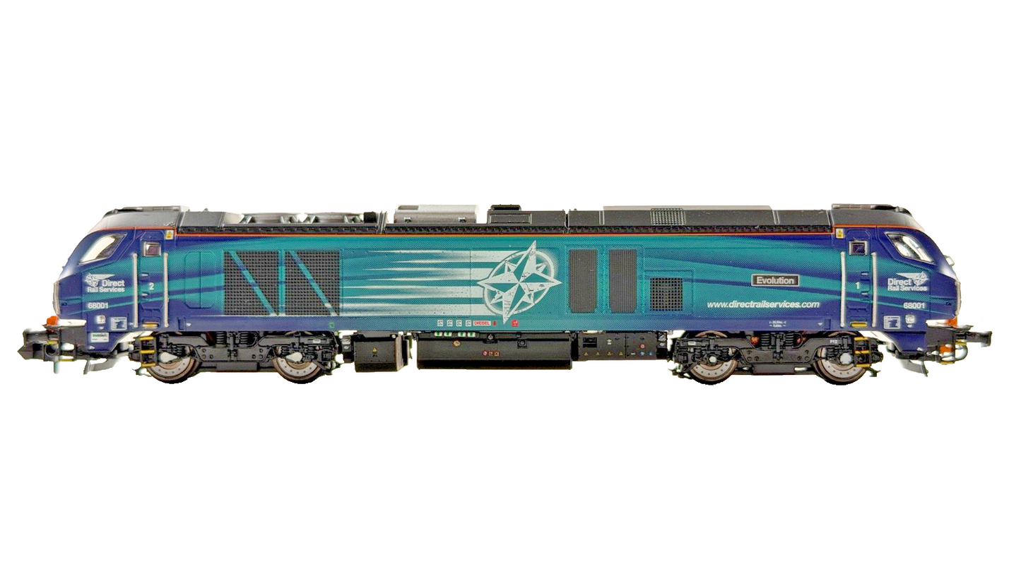 DAPOL N GAUGE - 2D-022-007D - CLASS 68 DIESEL 68001 DRS EVOLUTION DCC FITTED